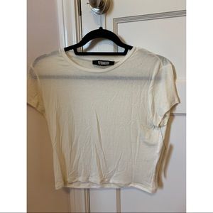 Reformation ribbed crop top